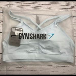 Gymshark Ease Mesh Sports Bra Ice Blue Size Large